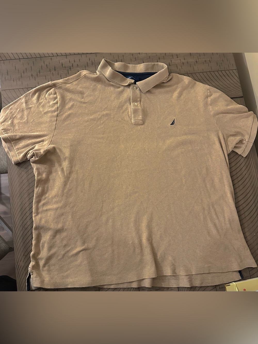 Men’s Light Brown Nautica Polo